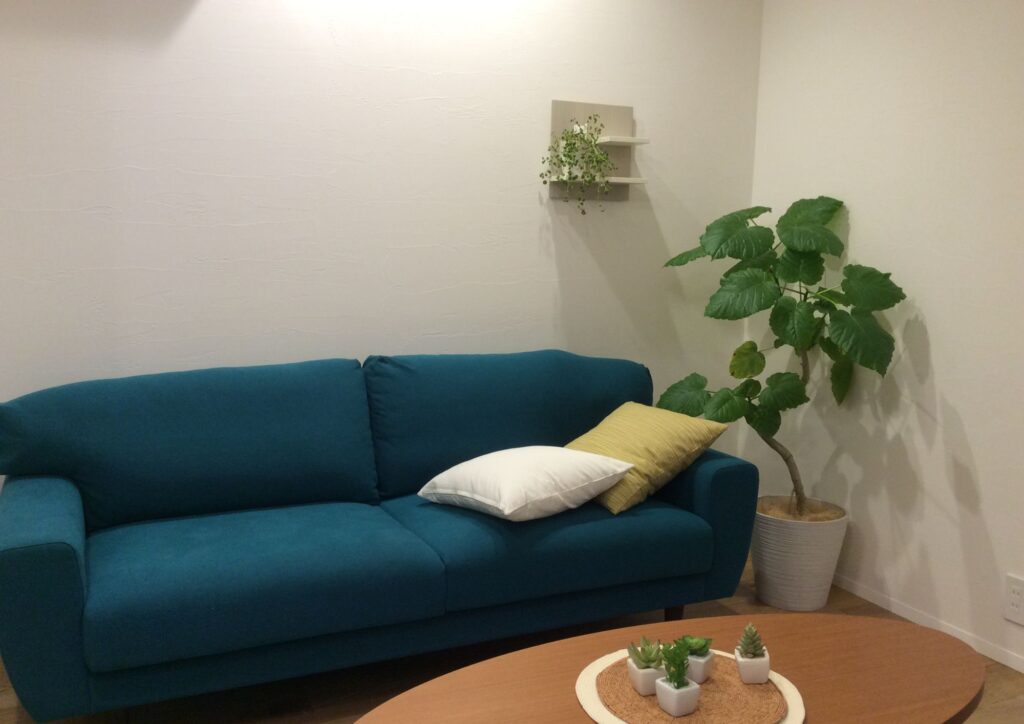 珪藻土を塗った部屋